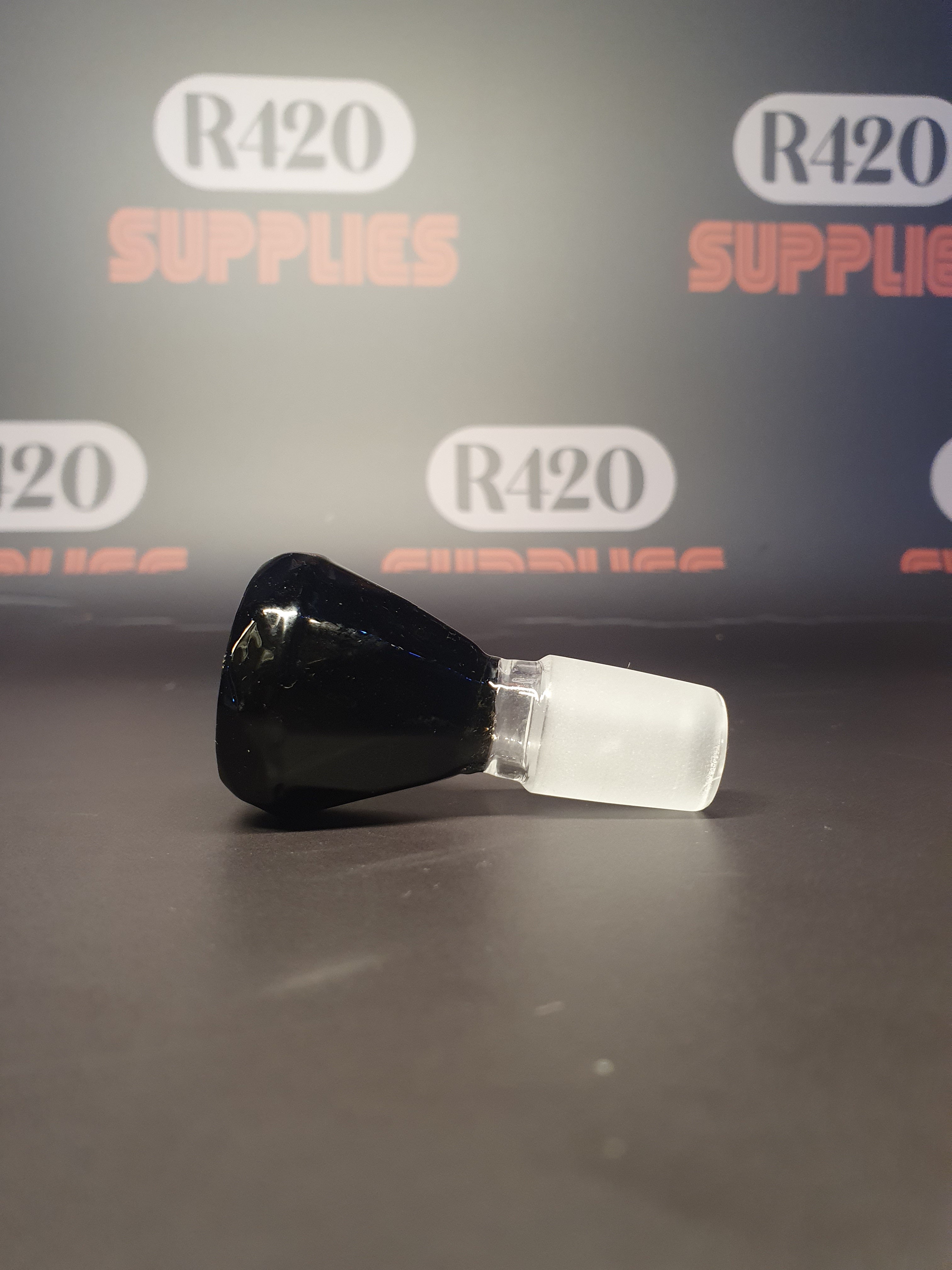 Black Diamond Glass Bowl - 18mm Male