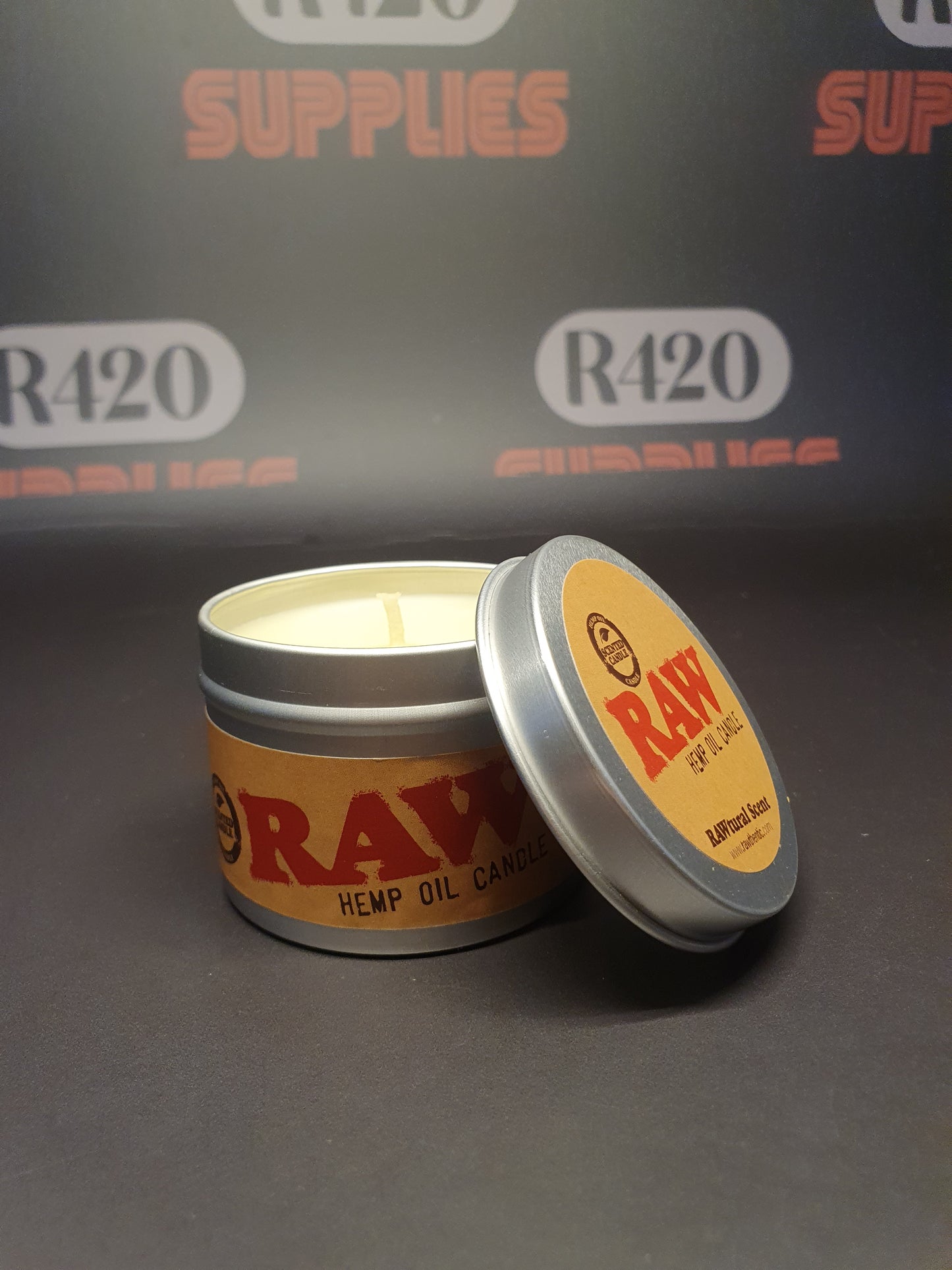 RAW hennepolie kaars