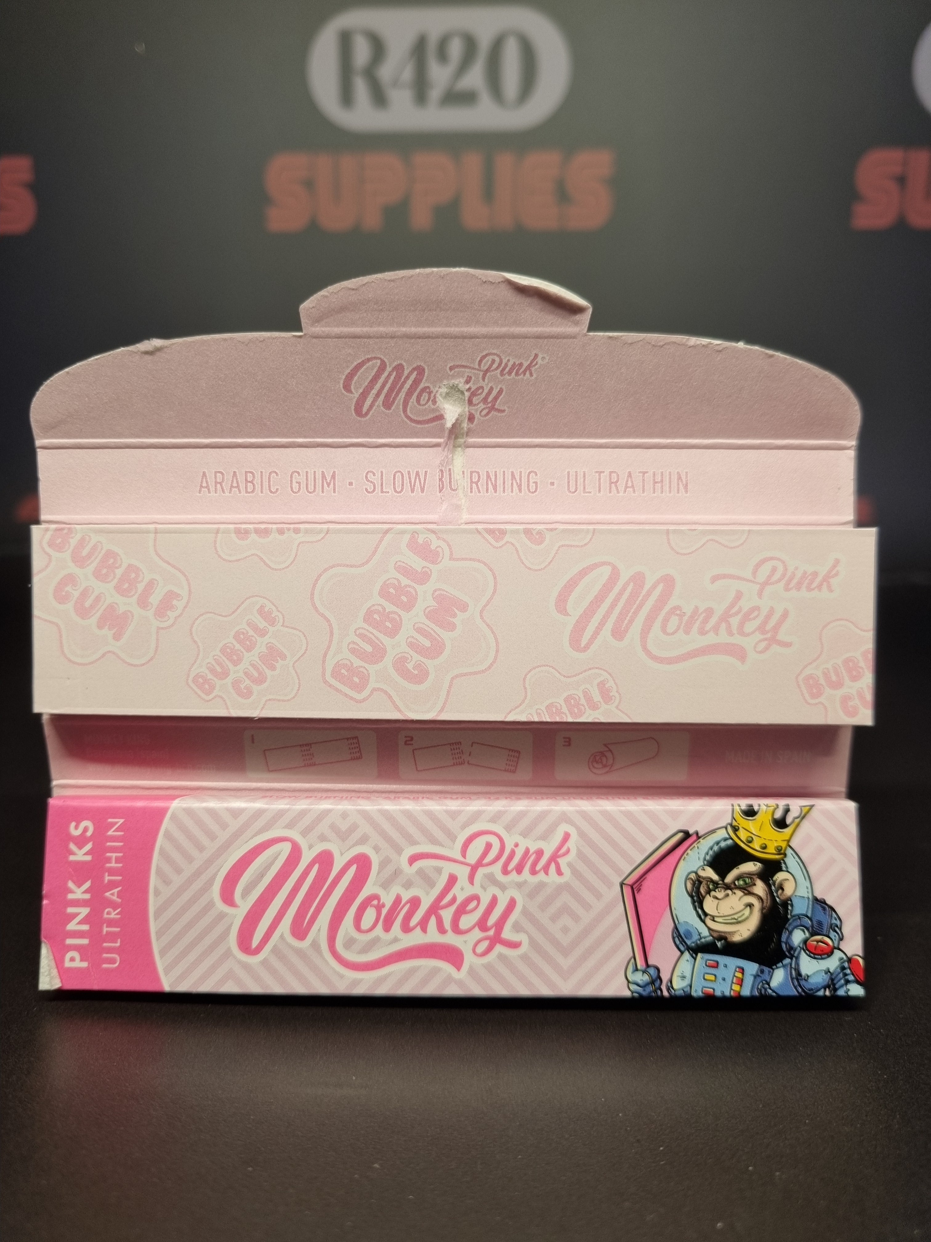 Monkey King - Kingsize Slim & Tips - Smell Pack - Bubblegum
