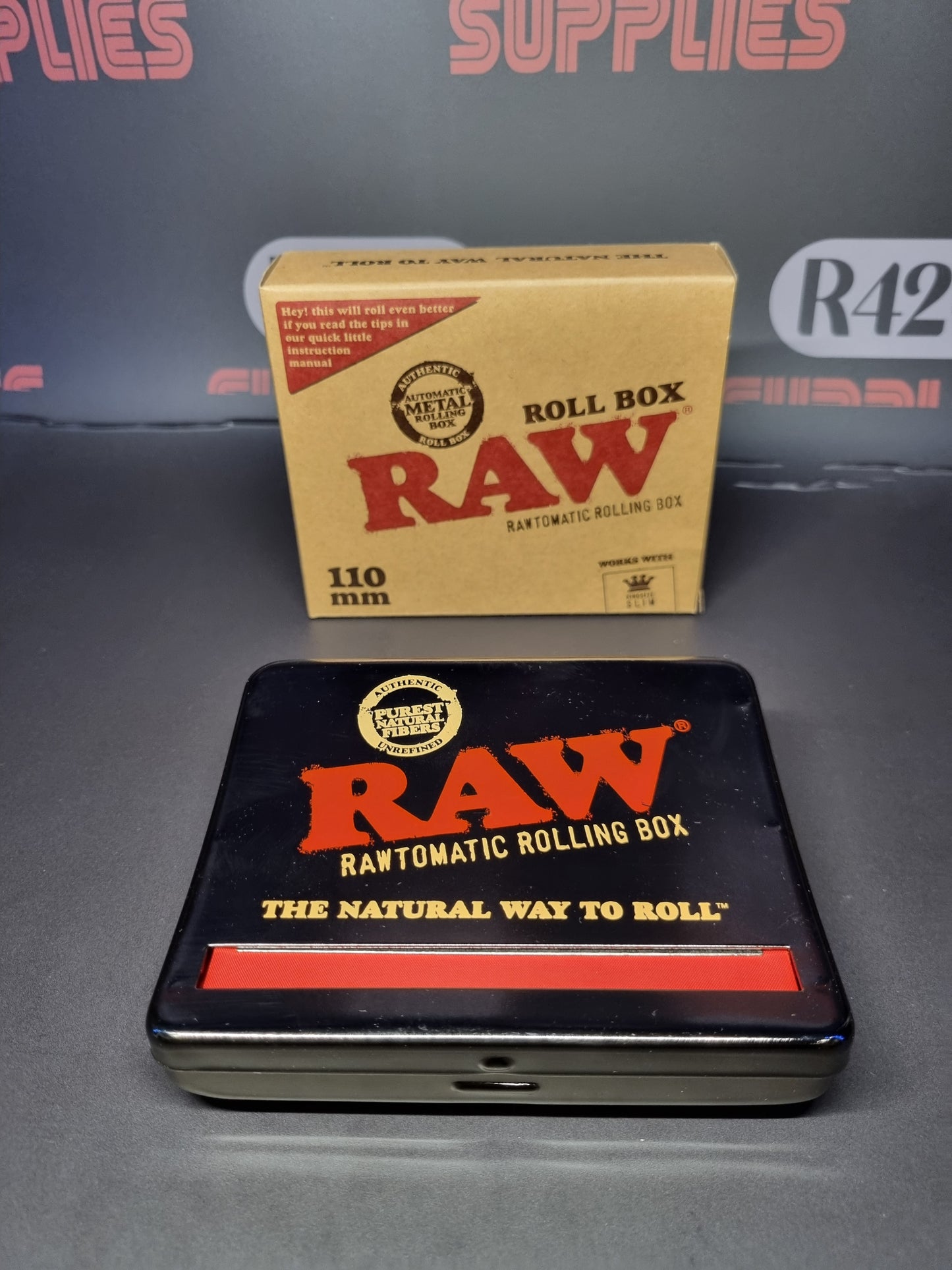RAW Rollbox 110MM - Black Chrome