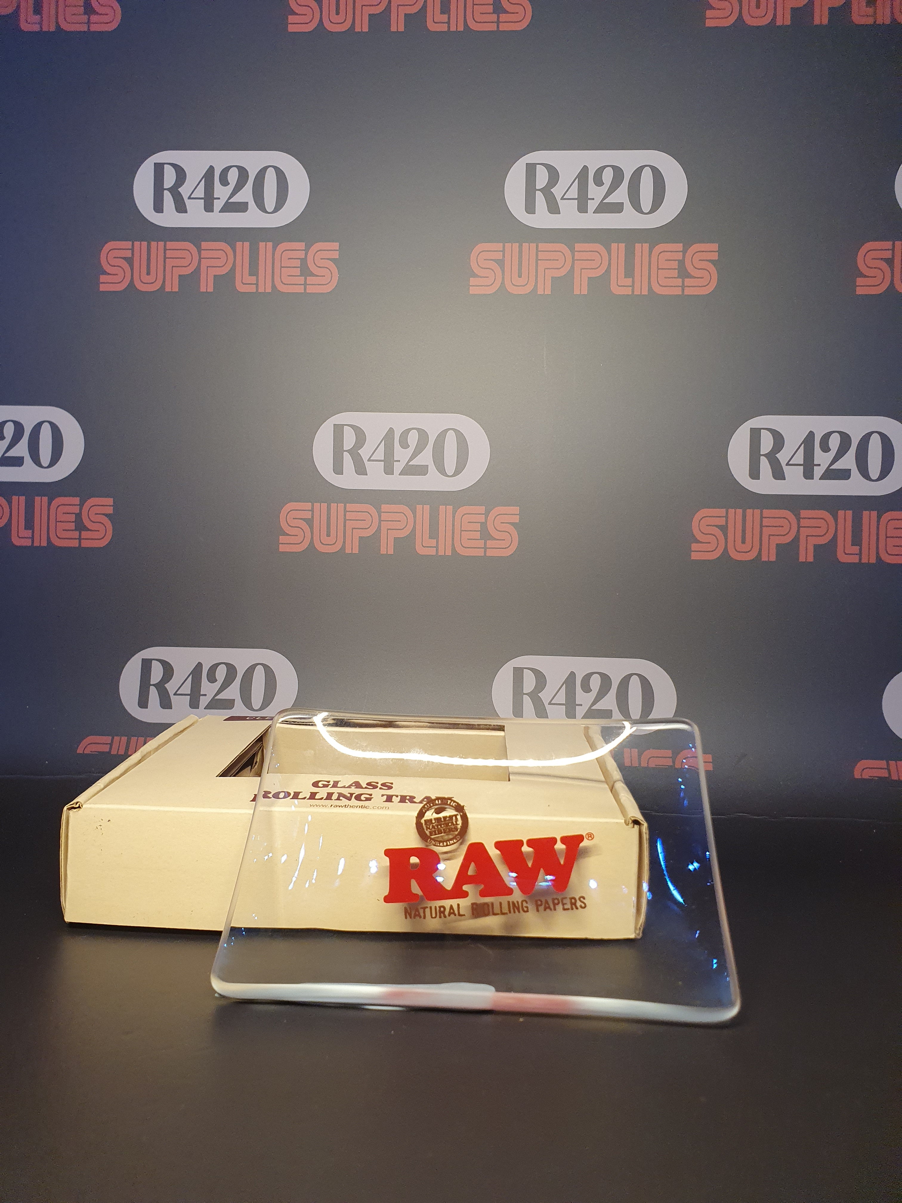 RAW Glass Mini Rolling Tray