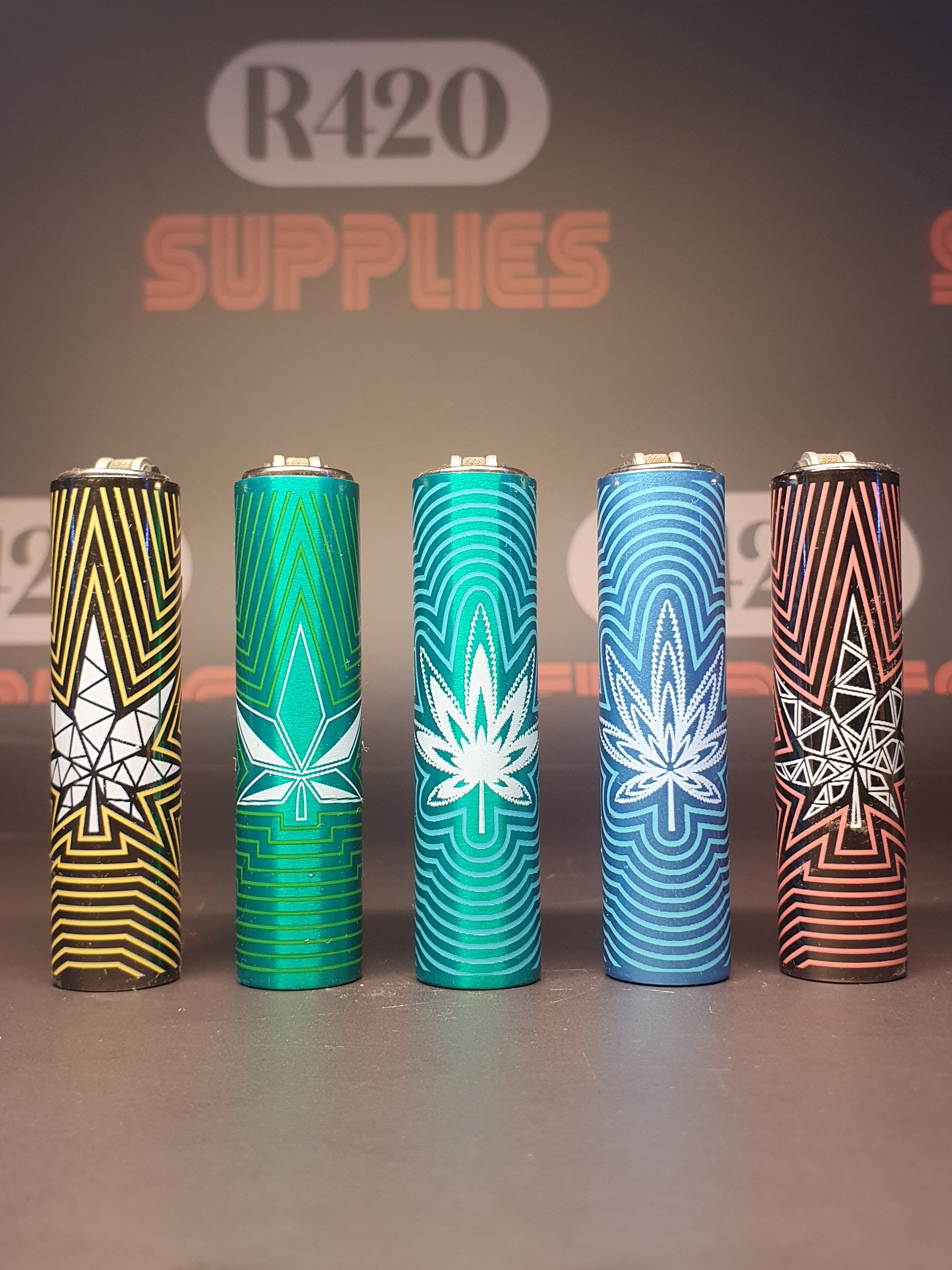 Mini Clipper Lighter With Metal Outer Sleeve - Minimal Weed