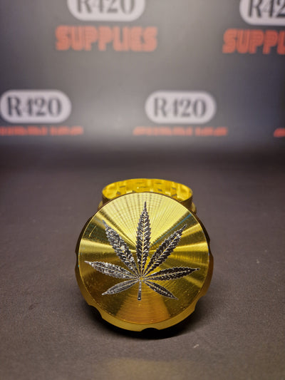 Gold Metal Grinder - 55mm - 4 Part