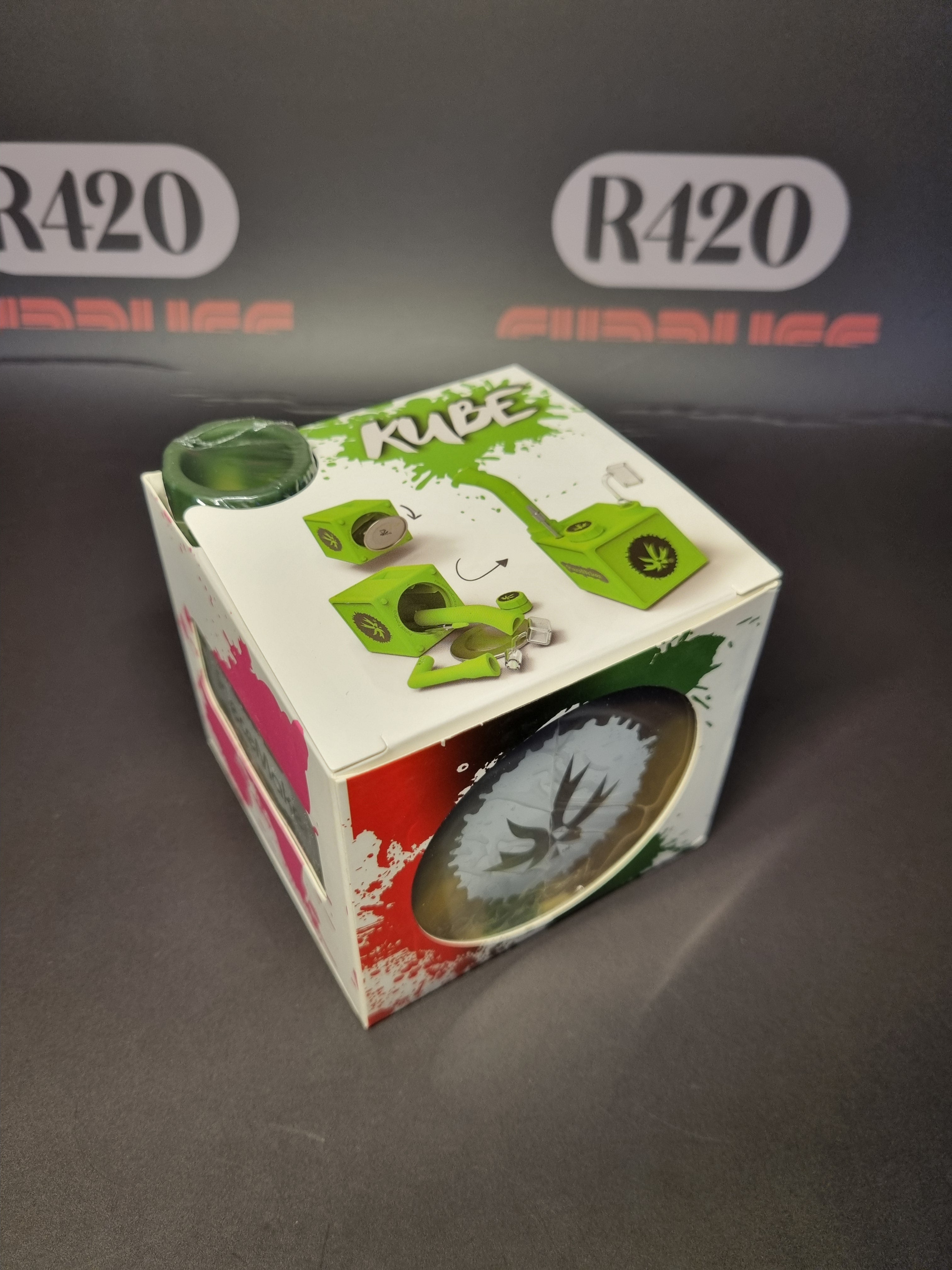 PieceMaker "Kube" Kamo Silicone Dab Rig / Bong - 19cm (Ø23mm)