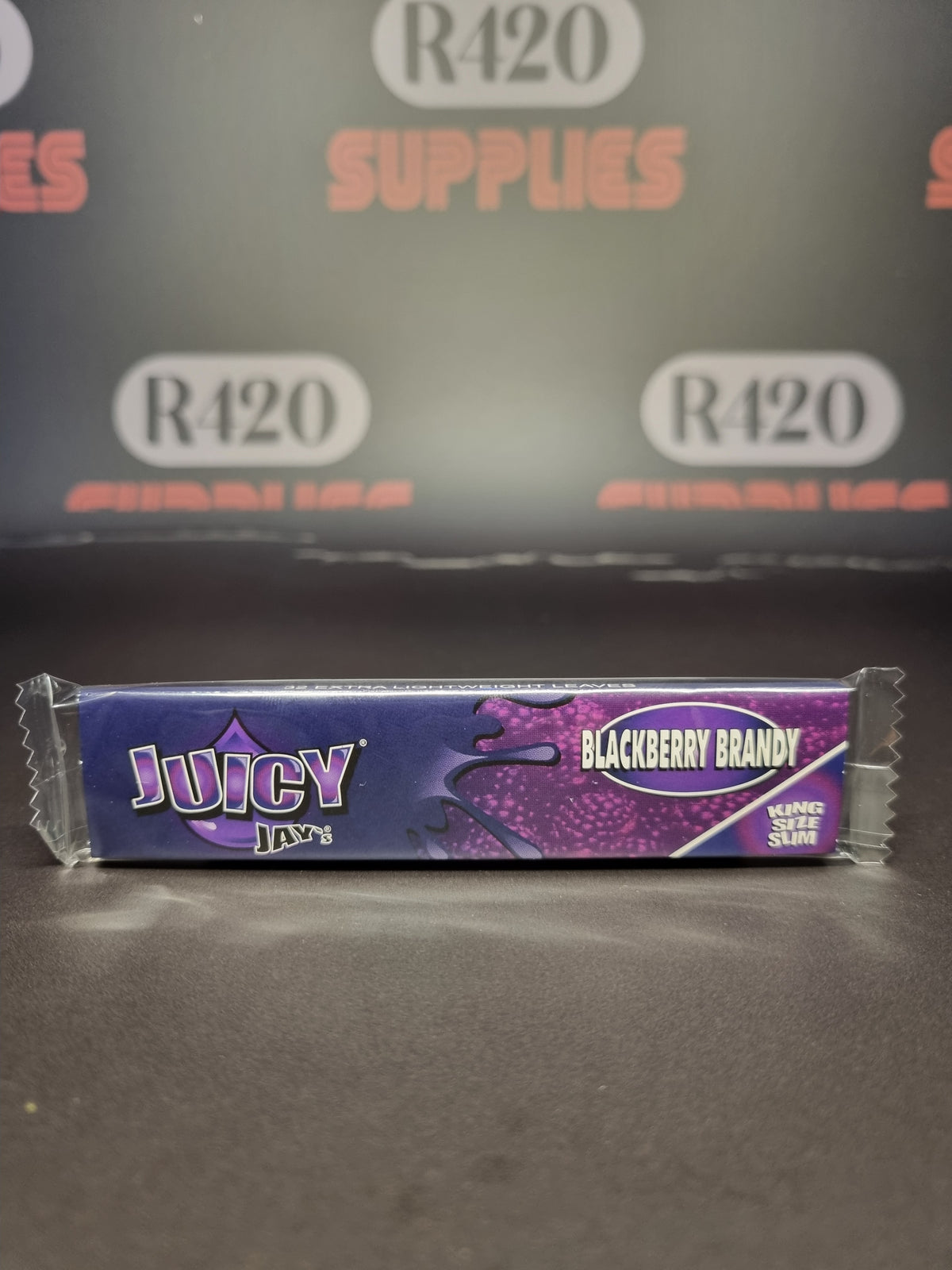 Juicy Jay's Kingsize Slim gearomatiseerde skins - Blackberry Brandy