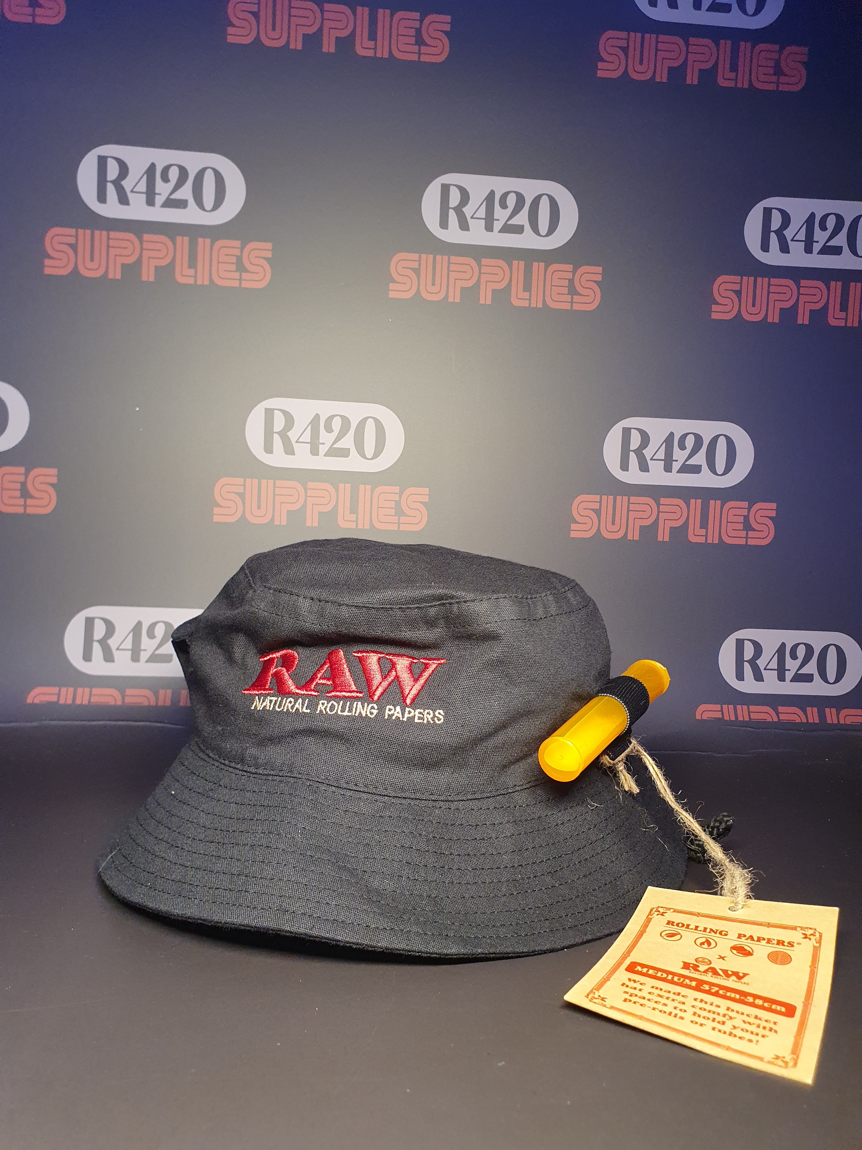RAW Smokermans Bucket Hat - Black