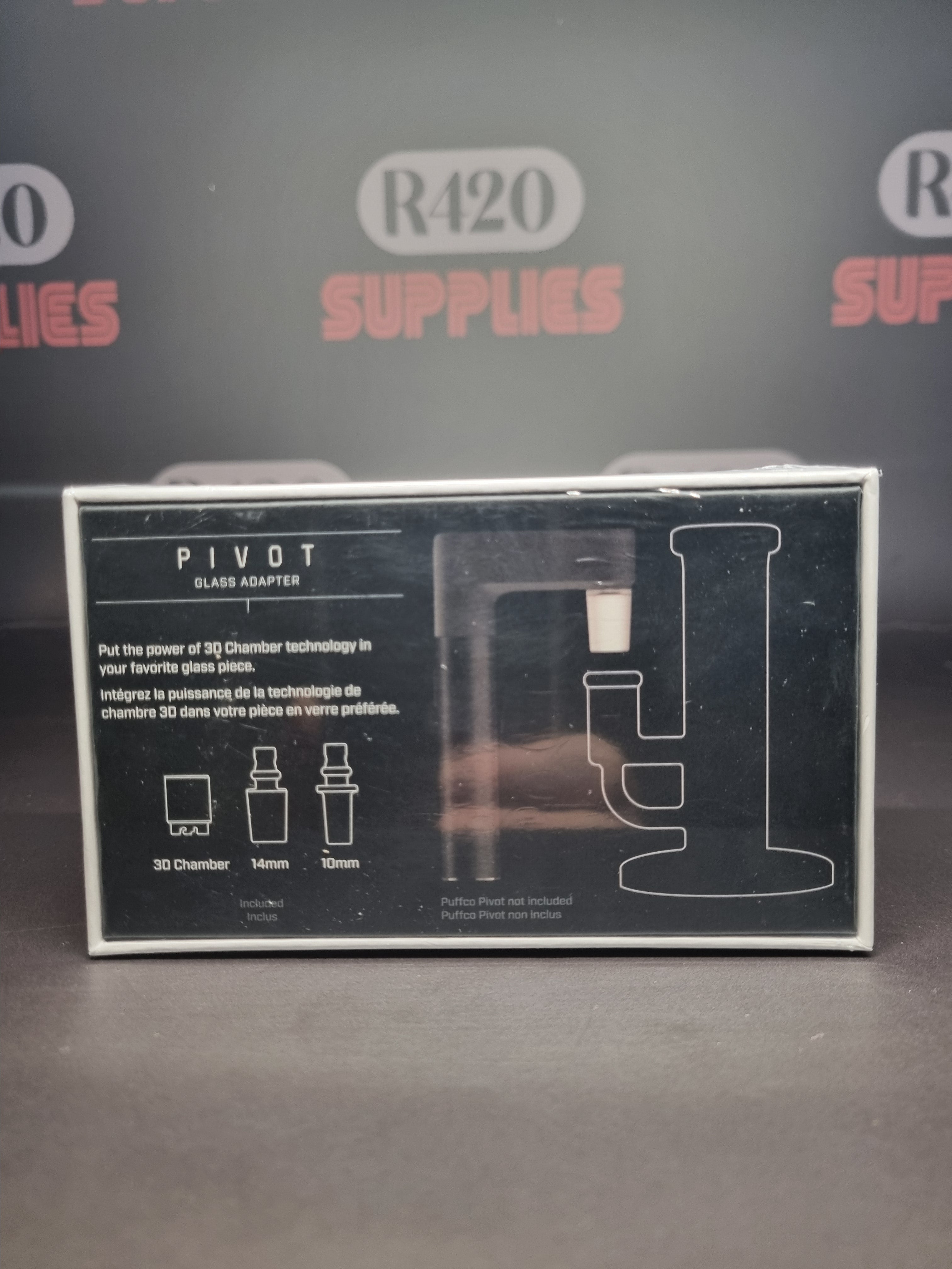 Puffco Pivot - Glass Adapter with 3D Chamber