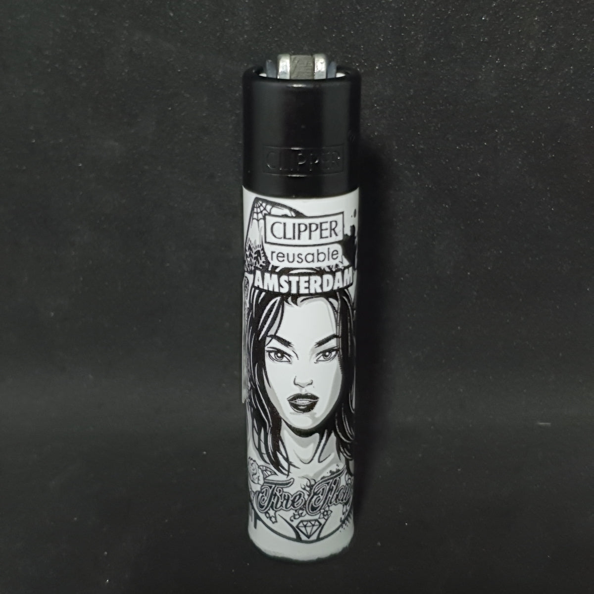 Clipper Lighter Amsterdam Tattoo Girl R420 Supplies