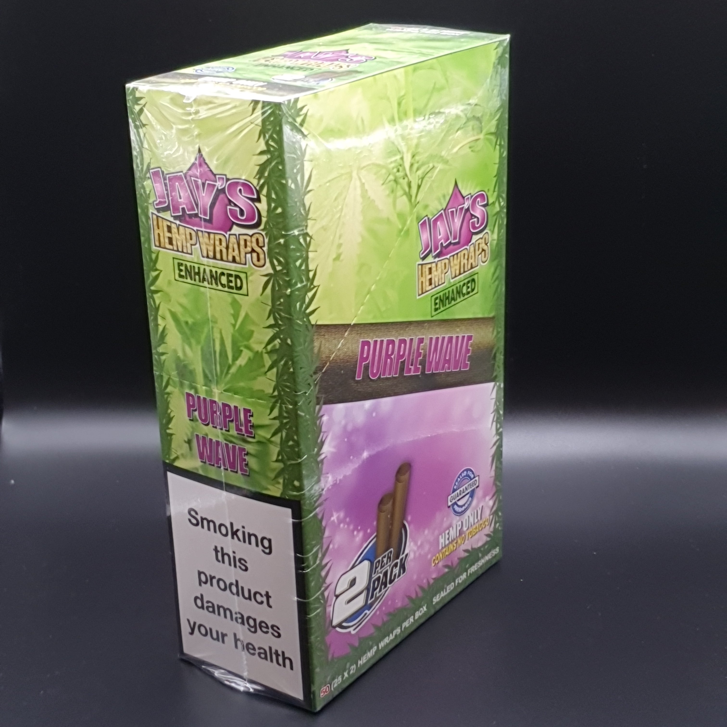 Juicy Jay's Terpene Enhanced Hemp Wraps - 2 Pack - Purple Wavej