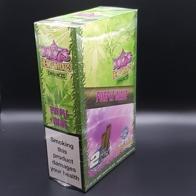 Juicy Jay's Terpene Enhanced Hemp Wraps - 2 Pack - Purple Wavej