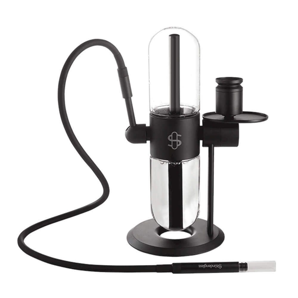 Stündenglass Gravity Hookah 360 Degrees Vaporizer - Black
