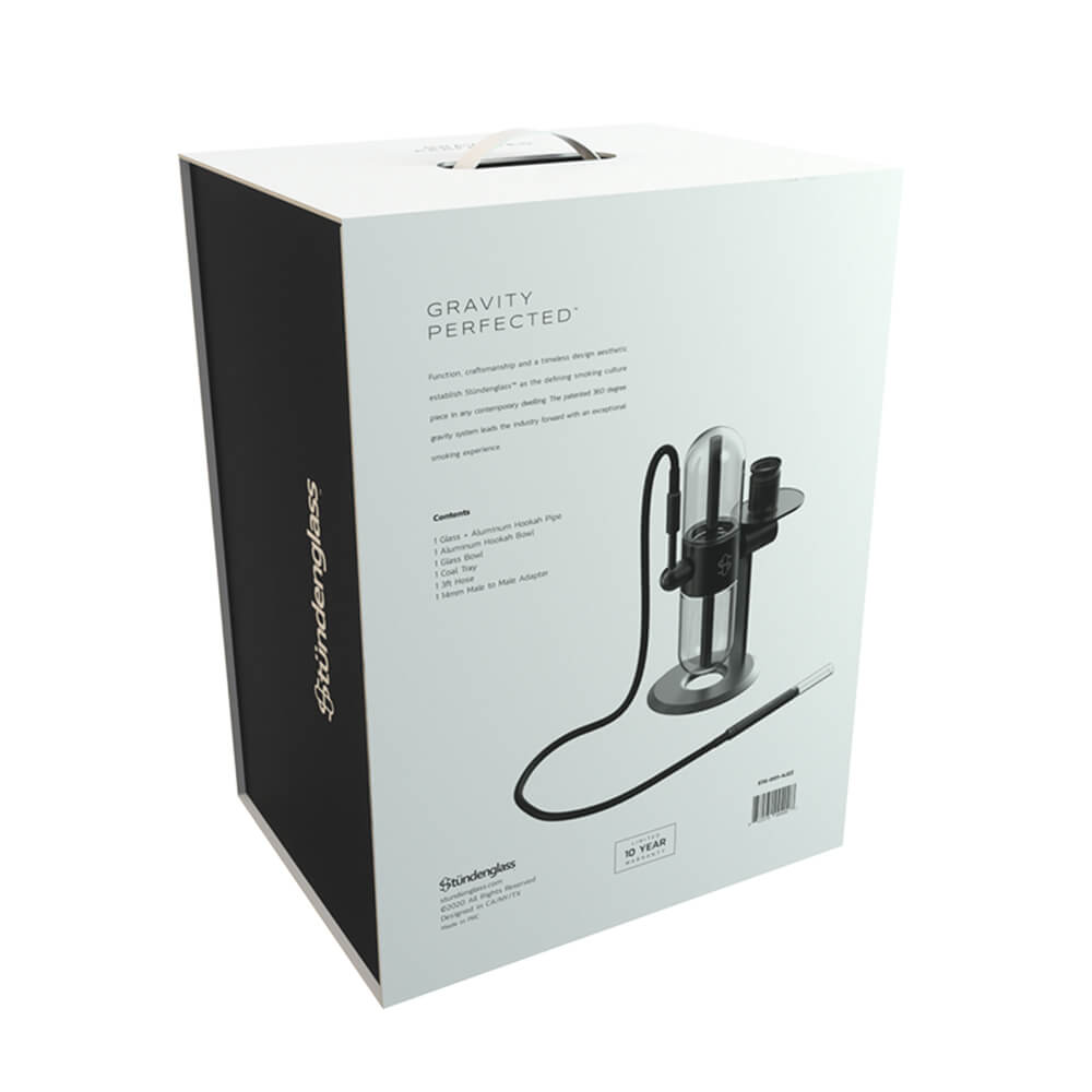 Stündenglass Gravity Hookah 360 Degrees Vaporizer - Black