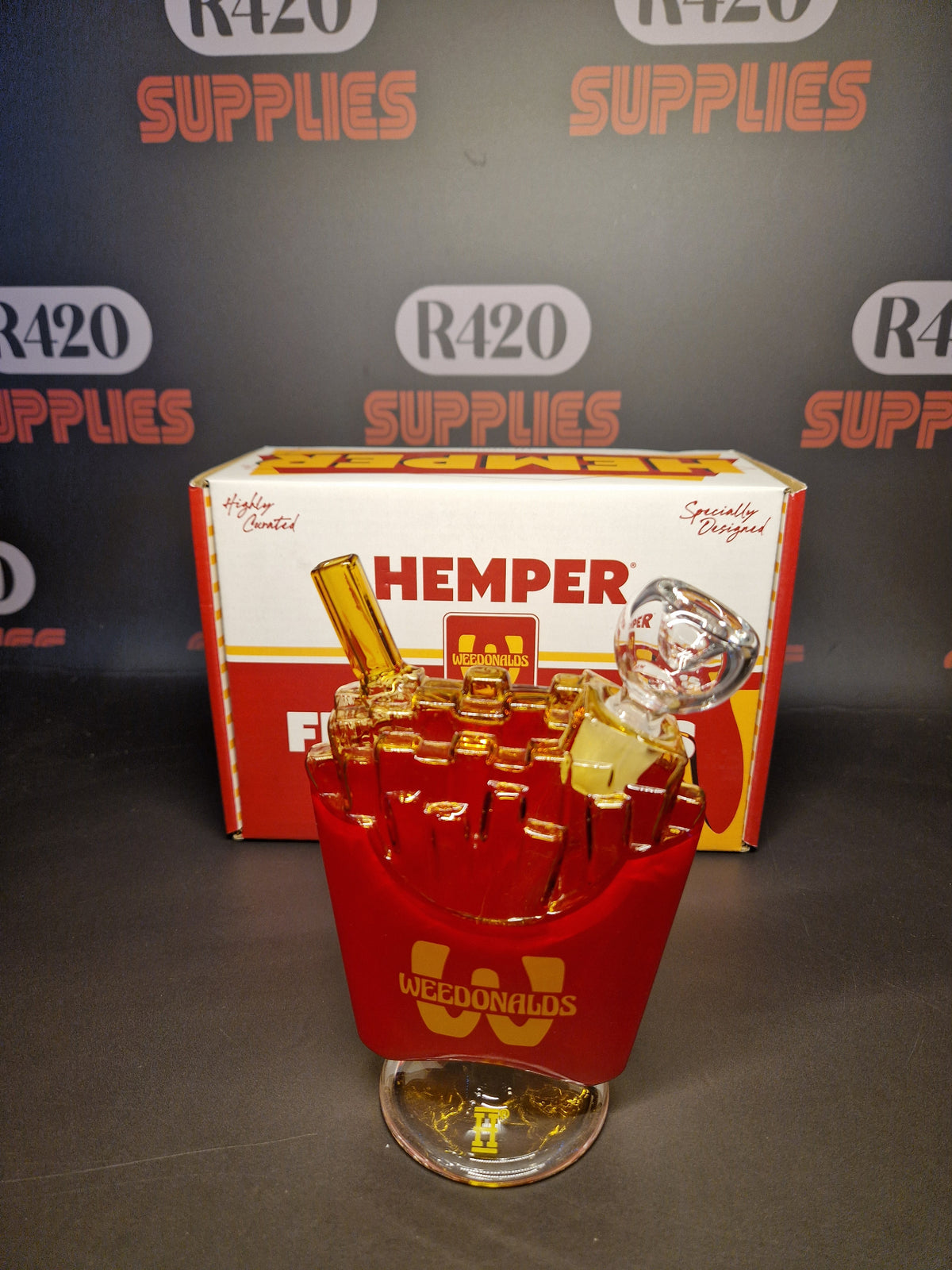 Hemper - Weedland's French Fry Glass Bong