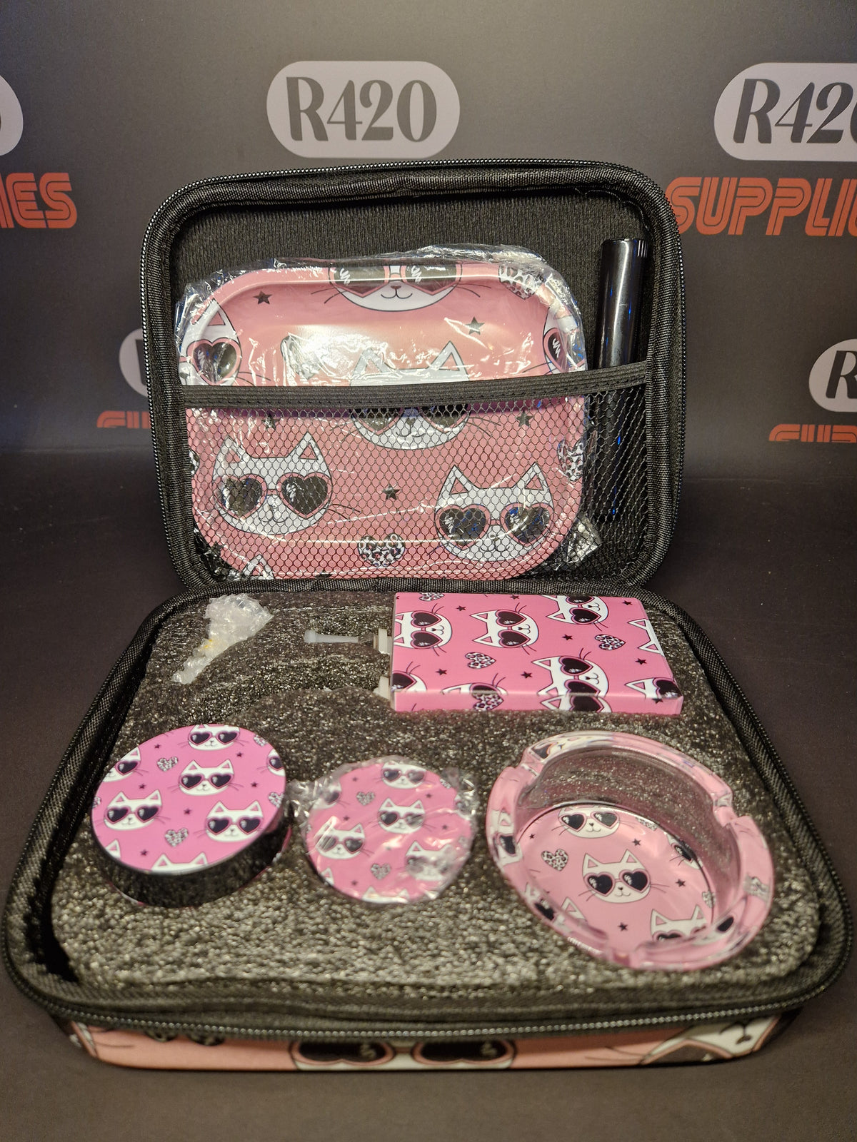 Cool Cat - 6 Piece Gift Set - Pink