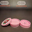 Bud Love 2 Piece Plastic Grinder - Pink