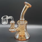 Amsterdam Bronze Bubbler Dab Rig - H:15cm