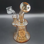 Amsterdam Bronze Bubbler Dab Rig - H:15cm