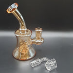 Amsterdam Bronze Bubbler Dab Rig - H:15cm