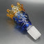 Blauwe Schedelkroonkom - 18 mm mannelijk