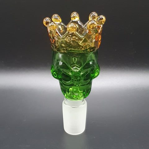 Green Skull Crown Bowl - 18mm Male