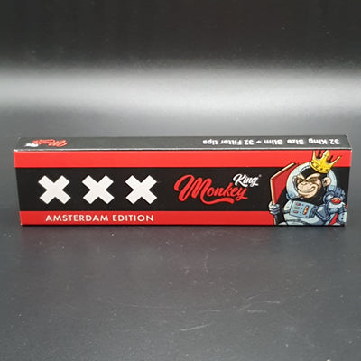Monkey King Vloeitjes - Kingsize Slim &amp; Tips - Amsterdam XXX Editie