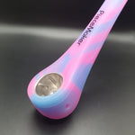 PieceMaker Konjurer Kotton Kandy Glow Silicone Hand Pipe - 31cm (Ø28mm)