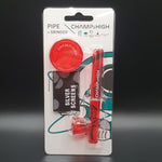 Champ High Glass Pipe Set with Grinder and Screens