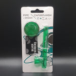 Champ High Glass Pipe Set with Grinder and Screens