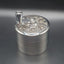 Metal Grinder with Hand Crank - 60mm - 4 Part