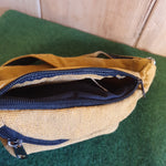 Handmade Himalayan Hemp Bum Bag / Money Belt - Yellow