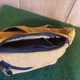 Handmade Himalayan Hemp Bum Bag / Money Belt - Yellow