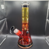 Grace Glass - Baby  Beaker Style Bong - Red - H: 25cm