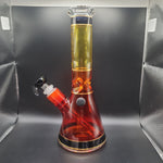 Grace Glass - Baby  Beaker Style Bong - Red - H: 25cm