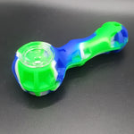 Colourful Camo Silicone Pipe - 10cm