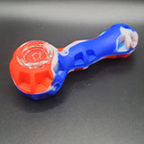 Colourful Camo Silicone Pipe - 10cm
