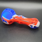 Colourful Camo Silicone Pipe - 10cm
