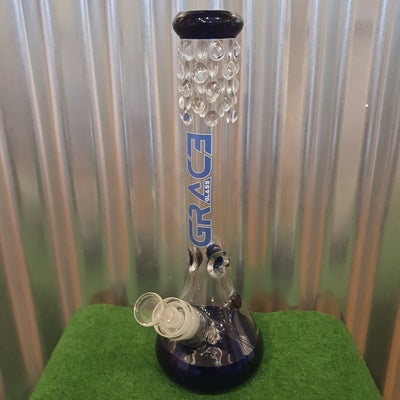 Grace Glass - Pearl Glass - blue- H: 40cm