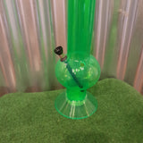 Large Plastic Bong - 50cm - Green Tribal