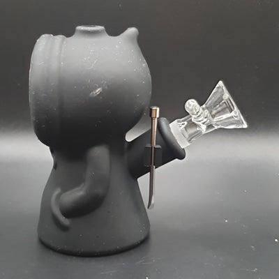 Silicone Alien Bong - 110mm - Black