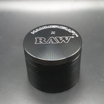 Hammercraft x RAW Aluminium  Grinder - 4 Piece  - Large 61mm - Black