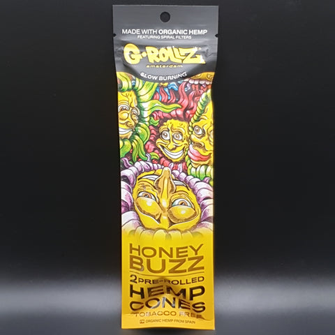 G-Rollz - Pre-Rolled Hemp Cones 2 Pack - Honey Buzz