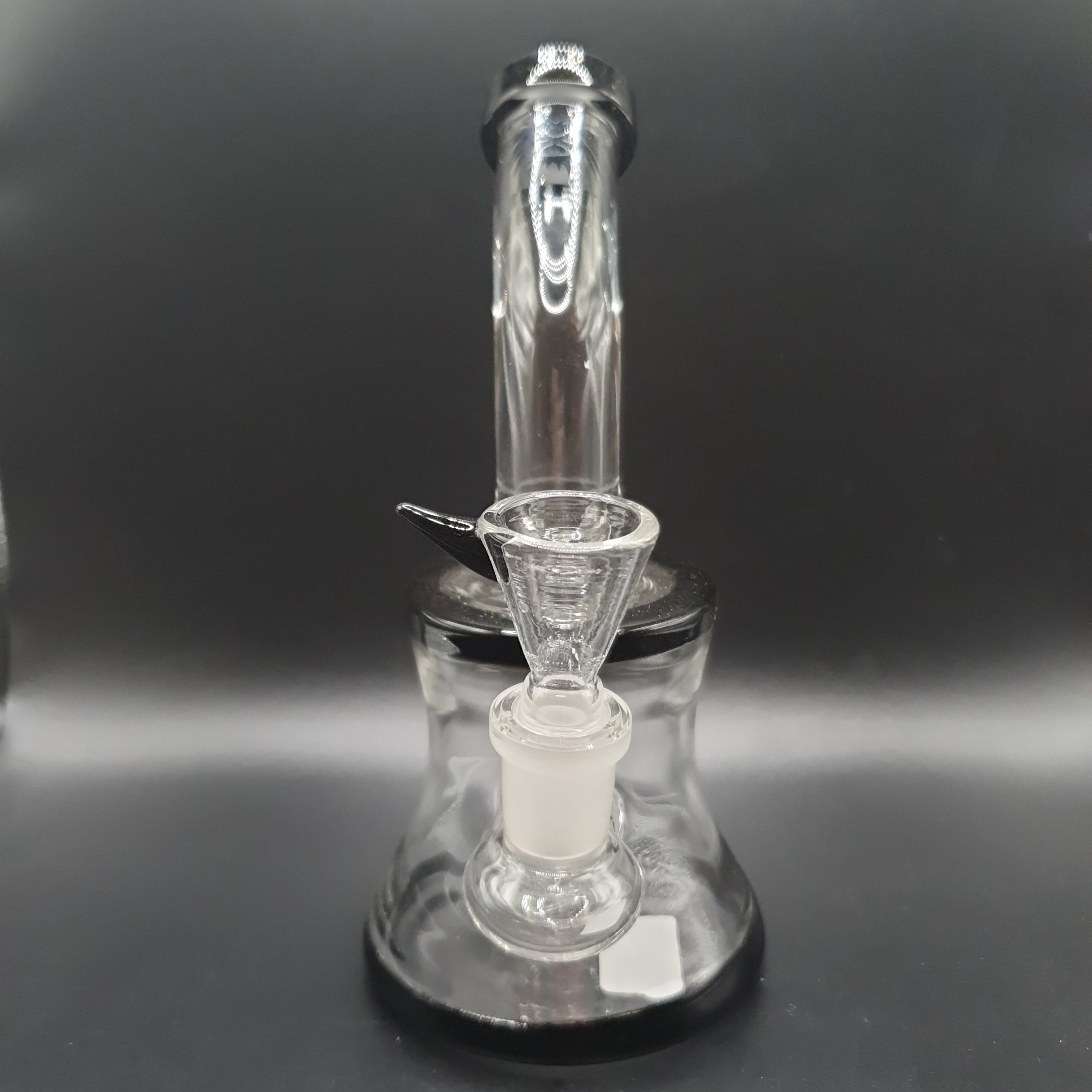 Breit - Glass Bubbler with Showerhead Percolator - Black