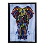 Cotton Wall Art - Elephant - 75x115cm