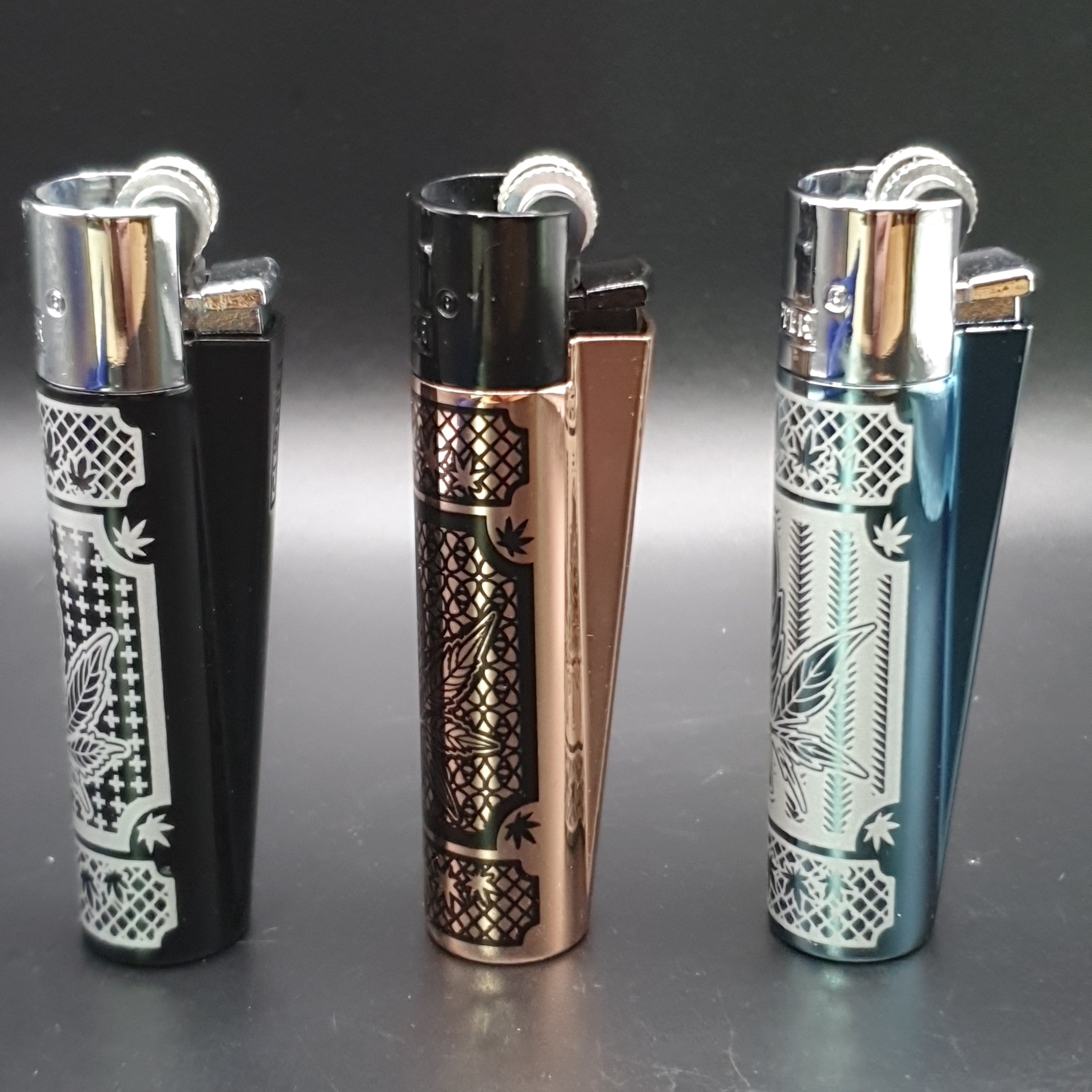 Metal Clipper Lighter + Giftbox - Good Grass