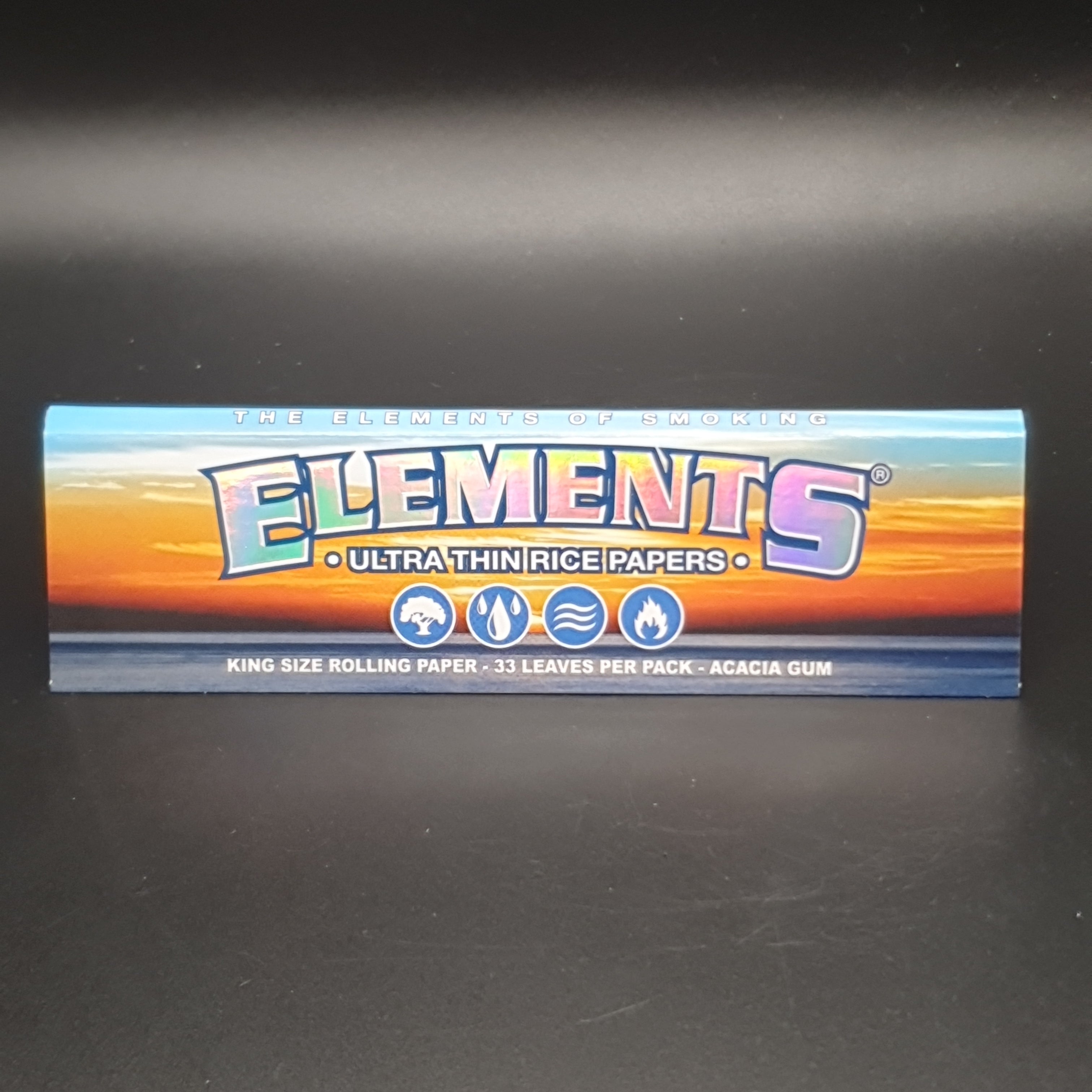 Elements Kingsize Wide  - Ultra Thin Rice Papers