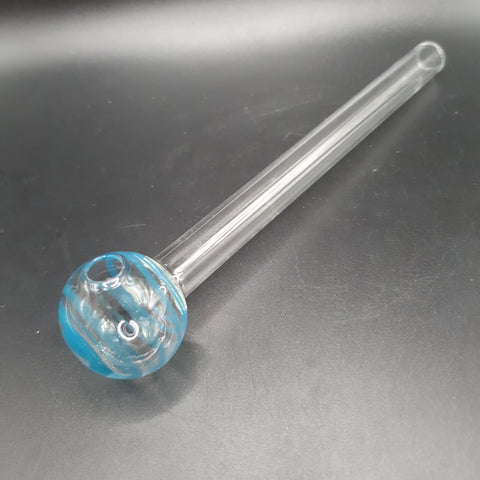 Glass Oil Pipe - 155mm - Coloured