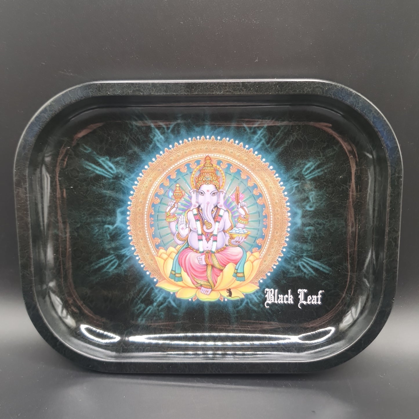 Mini Metal Rolling Tray - Ganesh