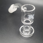 Quartz Banger with Bowl & Carb Cap Marble - 14mm Male Fitting