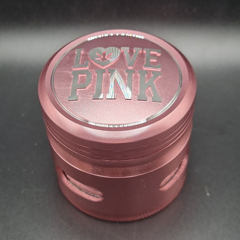 Love Pink Metal Grinder - Rose Gold - 63mm - 4 Part