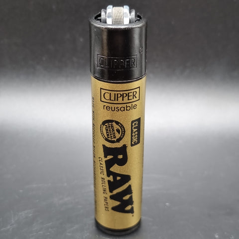 Clipper Lighter - Gold with large Black RAW Logo